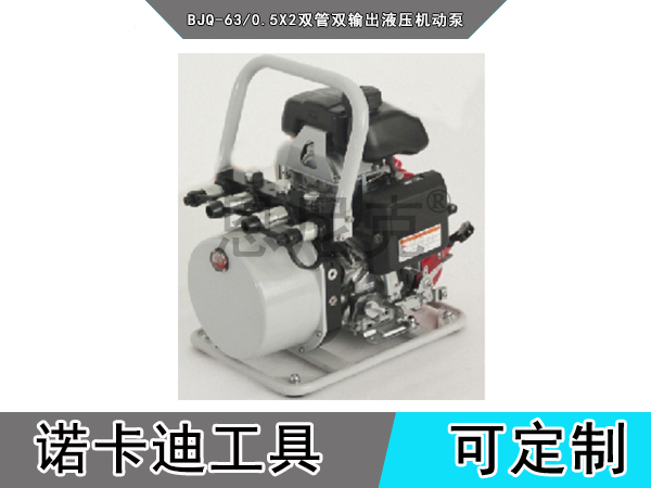 BJQ-63/0.5X2双管双输出液压机动泵